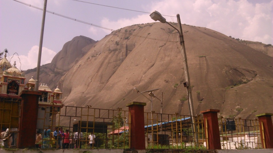 the monolithic hill at savan durga - savandurga hills