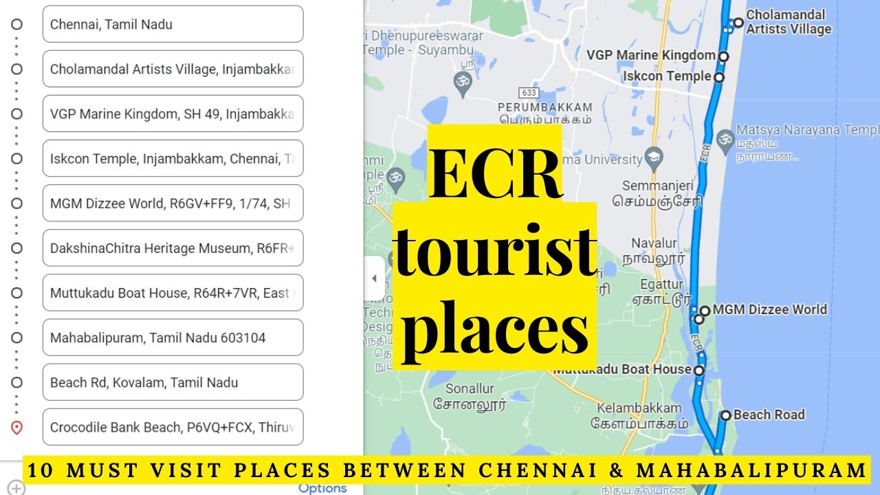 ECR Tourist places